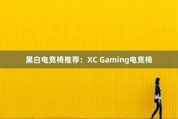 黑白电竞椅推荐：XC Gaming电竞椅